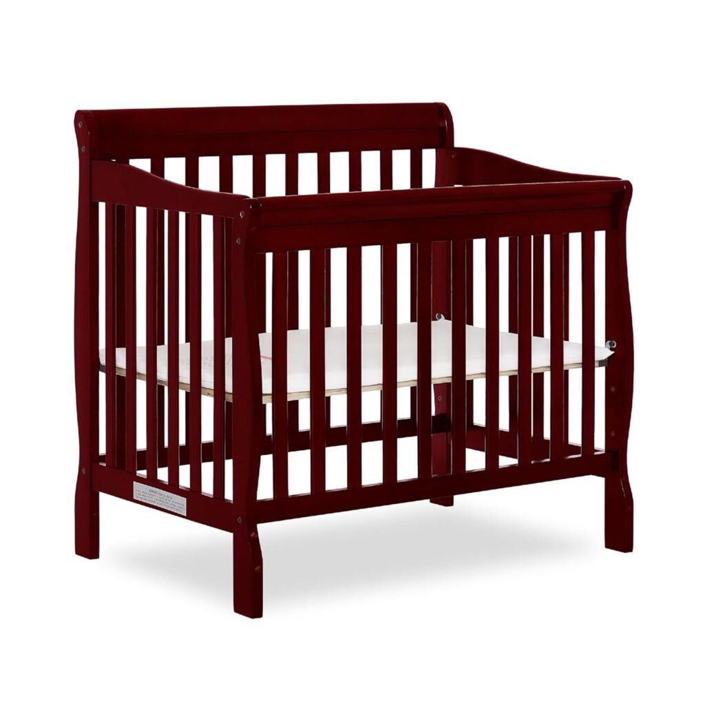 affordable cribs under $150 Dream On Me Aden 4-in-1 Convertible Mini Crib