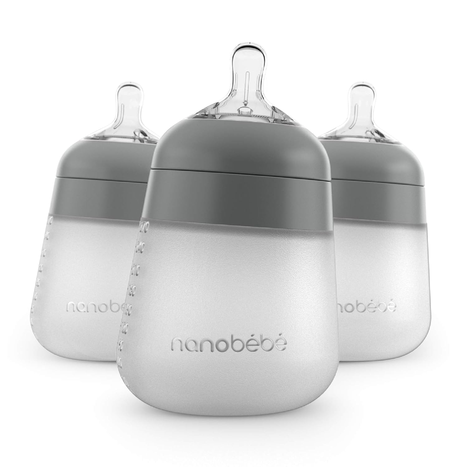 Nanobebe Flexy Silicone Baby Bottle - best lightweight bottle for self-feeding 2026