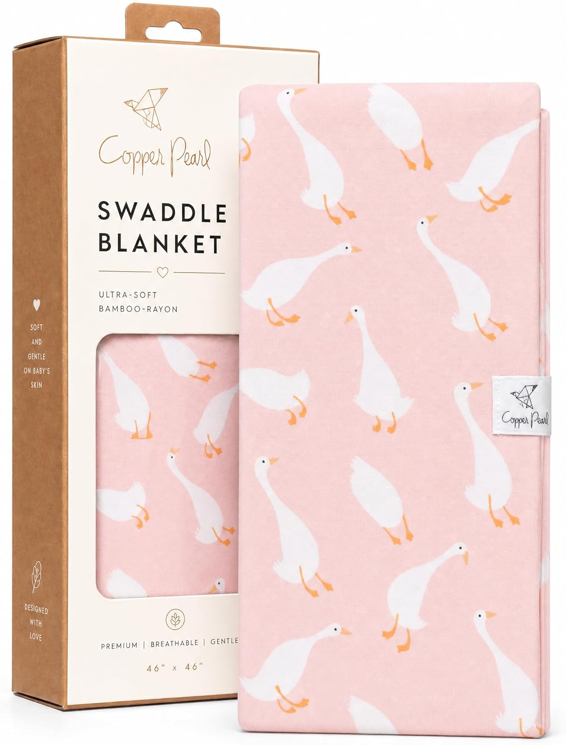 Copper Pearl swaddle blankets newborns knit stretchy soft prints gifting