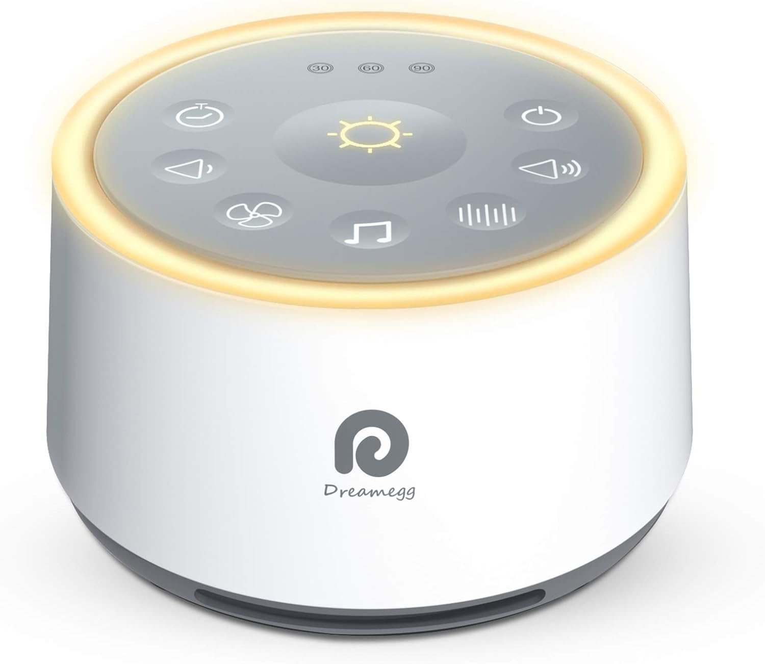 Dreamegg D1 sound machine baby 29 sounds night light budget white noise