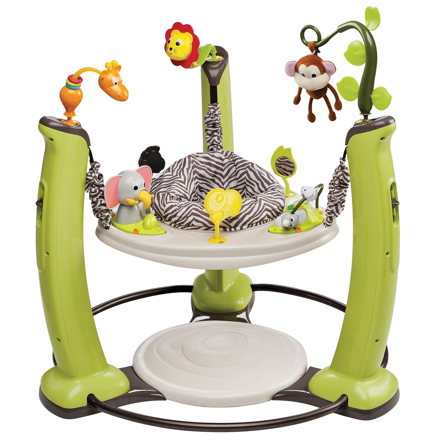 Evenflo ExerSaucer Jump and Learn Jungle Quest activity jumper saucer