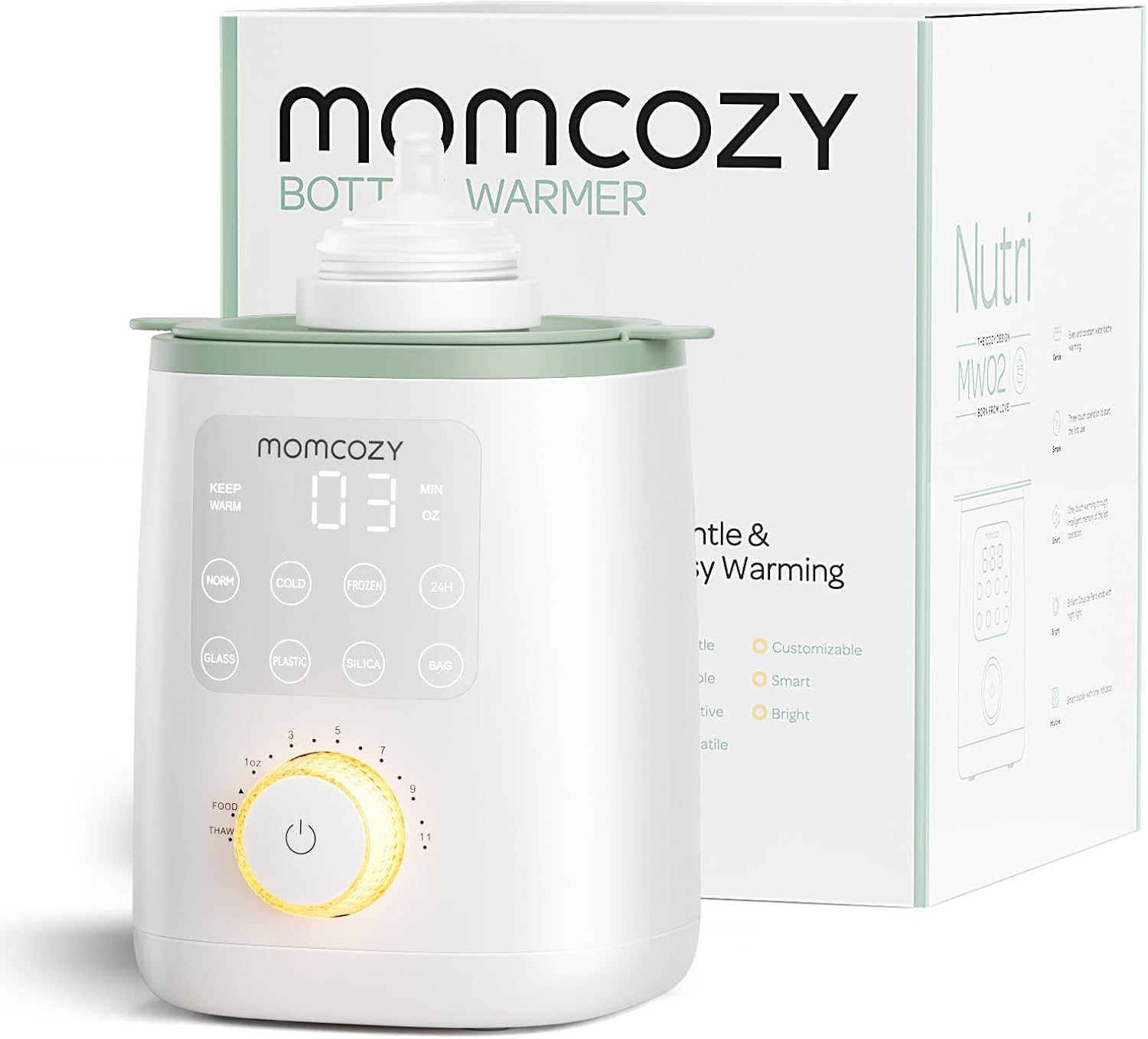 Momcozy portable baby bottle warmer breast milk formula food USB-C cordless travel