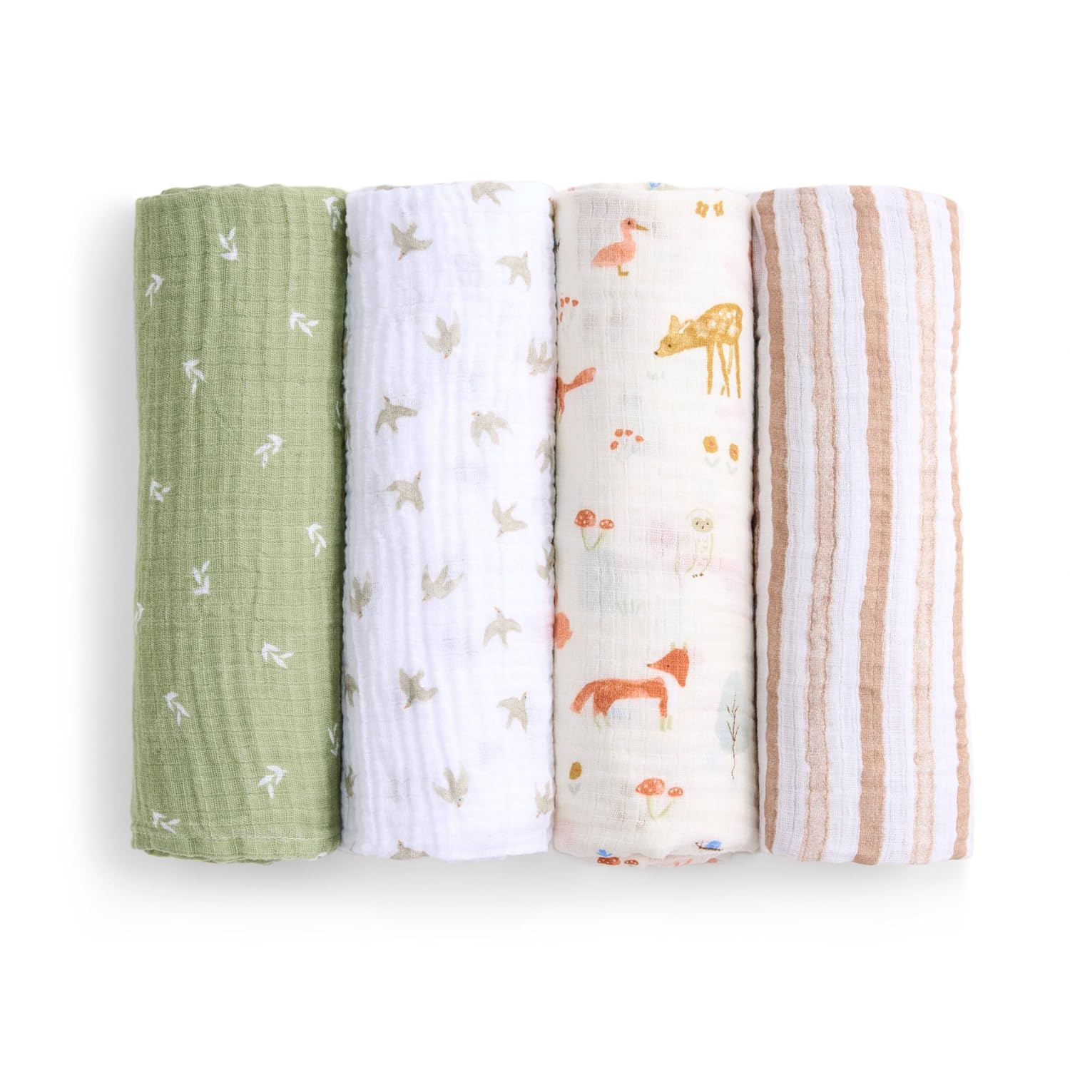 best baby swaddle blankets 2026 aden anais Essentials Cotton Muslin Swaddle breathable newborn